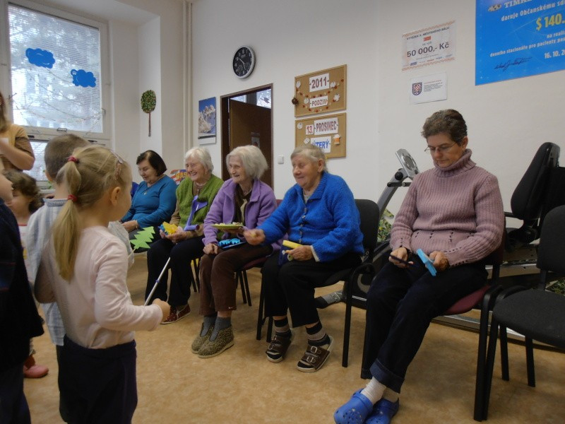 Vánoční besídka - návštěva dětí z mateřské školy