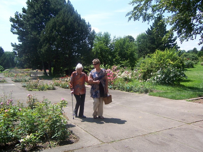 Návštěva rozária v Bezručových sadech